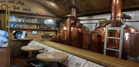 The old brew vats in Kieler Brauerei