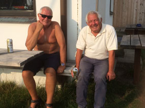 Having a beer with Ed Vandermeulen