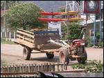 Tractor taxi (not very comfortable really!)