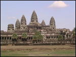 Angkor Wat and blue skies