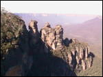 '3 Sisters' rock formation