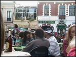 San Telmo Sunday market setting