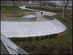 Aluminium spiral bridge