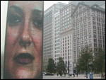Face in the city