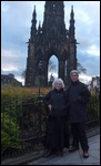 Exploring Edinburgh - late evening.