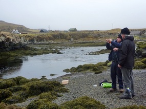 Hamara River mouth. Fishing saga continued.
