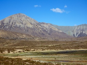 On Skye, driving towards Broadford.