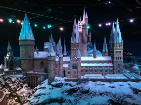 Model of Hogwart's at the Harry Potter Tour