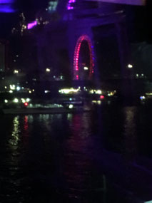 View of the London Eye from The Yacht