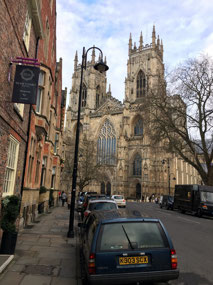 The York Minster Next to our Hotel
