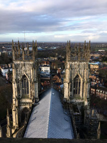 View from Top of York Minster Tower