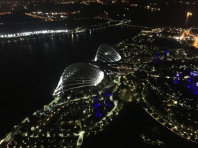 View from Ce La Vi at Marina Bay Sands