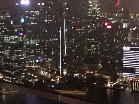 View from Ce La Vi at Marina Bay Sands