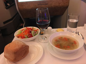 Business Class Soup and Salad