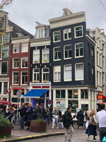 Leaning Buildings in Amsterdam