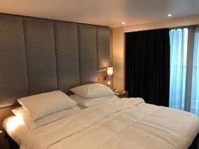 Bed in Junior Suite on Scenic Pearl