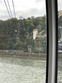 View from Koblenz Cable Car