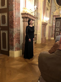 Opera Singer at Rastatt Palace