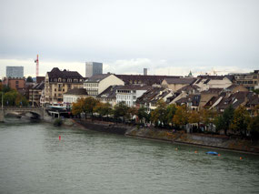 The Rhine River in Basel