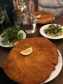 Pork Schnitzel at Figlmuller