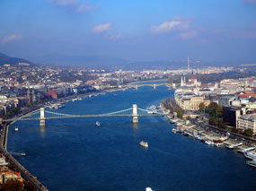 View from Gellert Hill