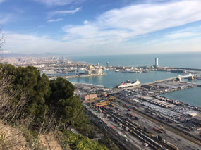 View from Castel Montjuic