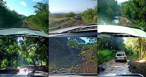 25 km on bumpy roads - Nechisar NP