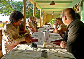 Breakfast at Lake Langano