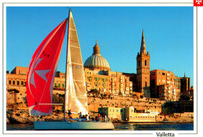 Valletta - Malta - postcard