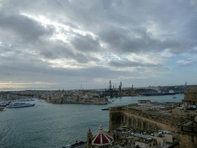 View from my hotel room at the British Hotel