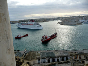 View from my hotel room at the British Hotel