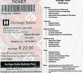 Heritage Pass - Malta