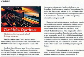 The Malta Experience - Valletta