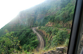 Drive through Simien Mts