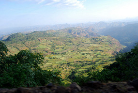 Drive through Simien Mts