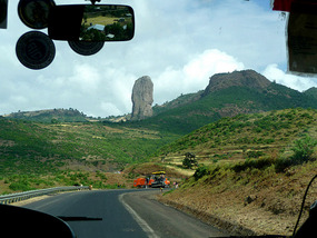 Johannes' Rock  - Drive from Bahar Dar to Gondar