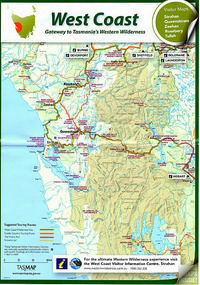 Map - West Coast Tasmania