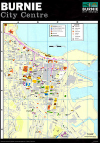 Burnie map - Tasmania