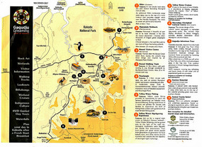 Kakadu National Park - map