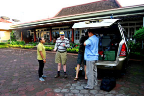 Leaving Hotel Indah Palace - Tawangmangu Java