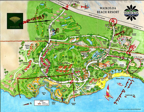 Waikoloa Beach Resort Map