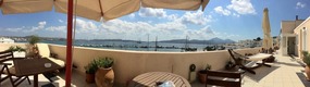 Adamas harbor from Portiani Hotel, Milos - Greece
