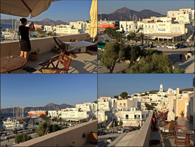 Views of Adamas from Portiani Hotel - Milos
