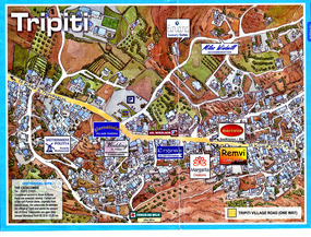 Map of Tripiti - Milos - Greece