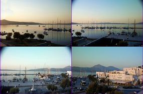 Sunrise - Adamas harbor - Milos Greece