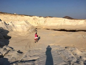 Sarakiniko beach - Milos Greece