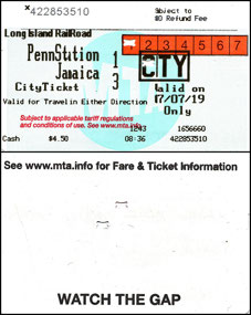 LIRR from Penn Station to JFK Air Train