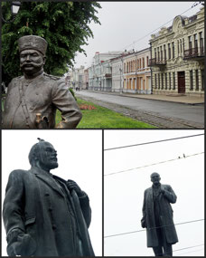 Lenin Statue on bottom