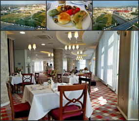 Breakfast at Grozny City Hotel - Grozny Chechnya