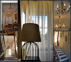 Tchaikovsky Hotel - my window, the hall and stairs